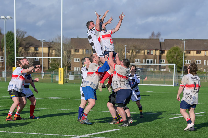 22 February 2025. GHA Auld Barbarians v Kilmarnock Polar Bears
